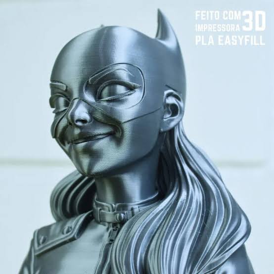Display corporativo impresso em 3D em vista explodida